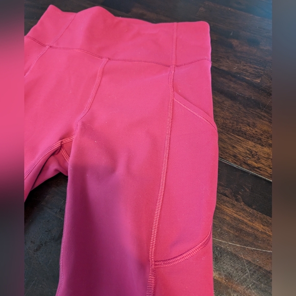 Lululemon High-Waisted Leggings w/ Pockets, Women's 2, Fushia - Picture 2 of 10